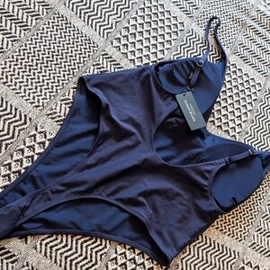 Thong Navy One-Piece Swimsuit